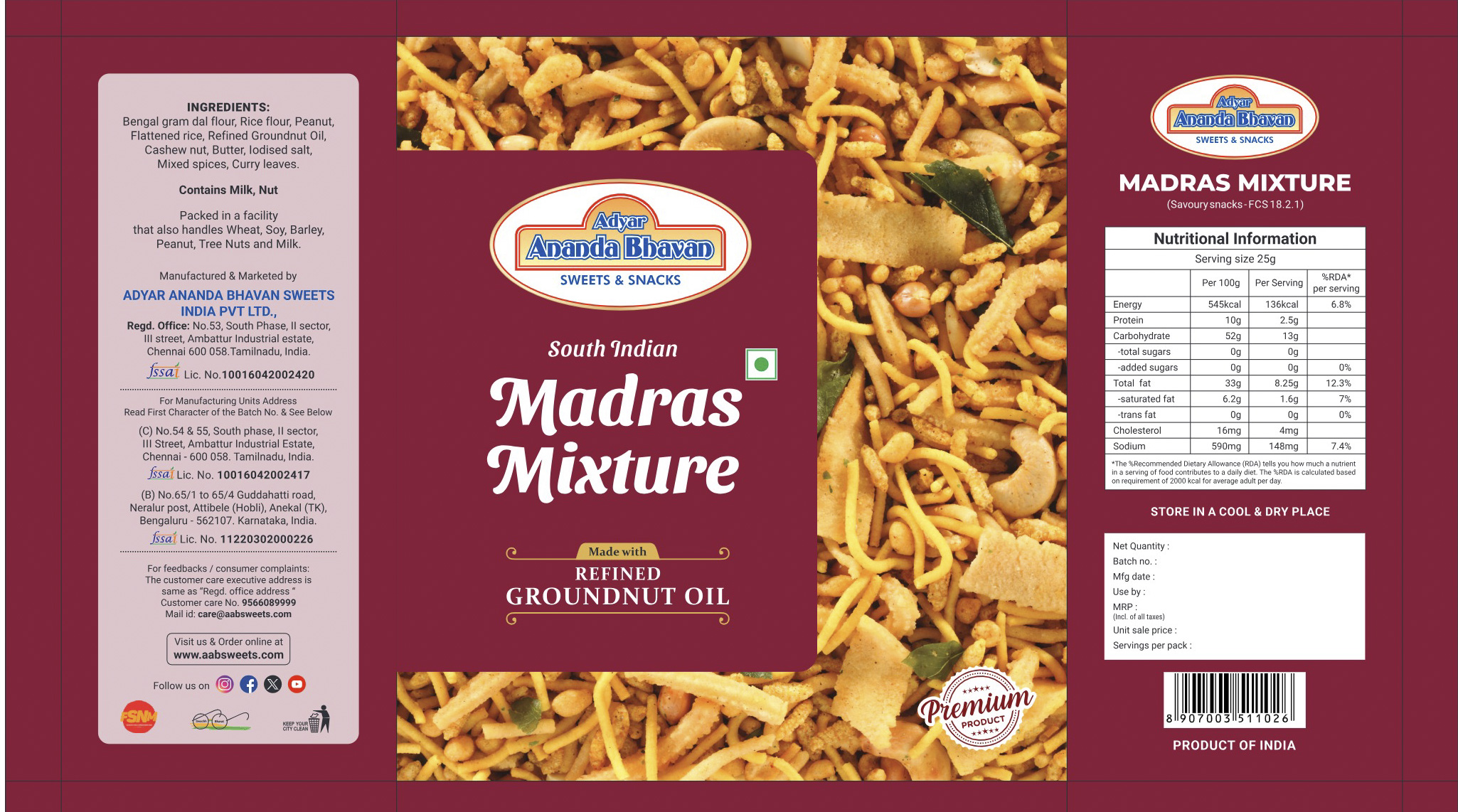 Madras Mixture 100gms 3